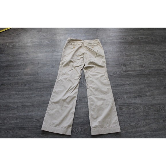 Banana Republic Martin Women Pants Stretch Bootcut Size 4 Khaki Pockets - Picture 3 of 6